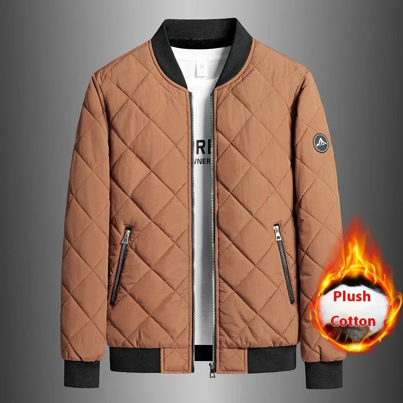 MEN'S WINTER JACKET PLUS SIZE COTTON - OLD MOEY