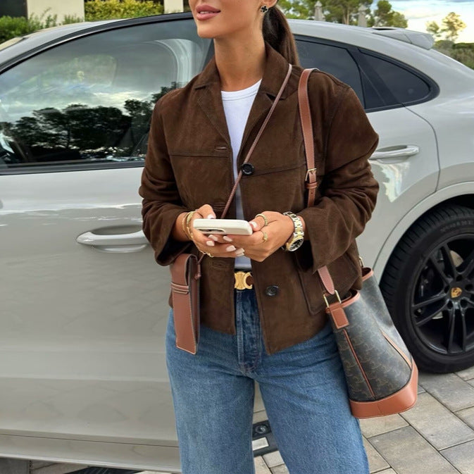 WOMEN'S RETRO-STYLE SHORT JACKET