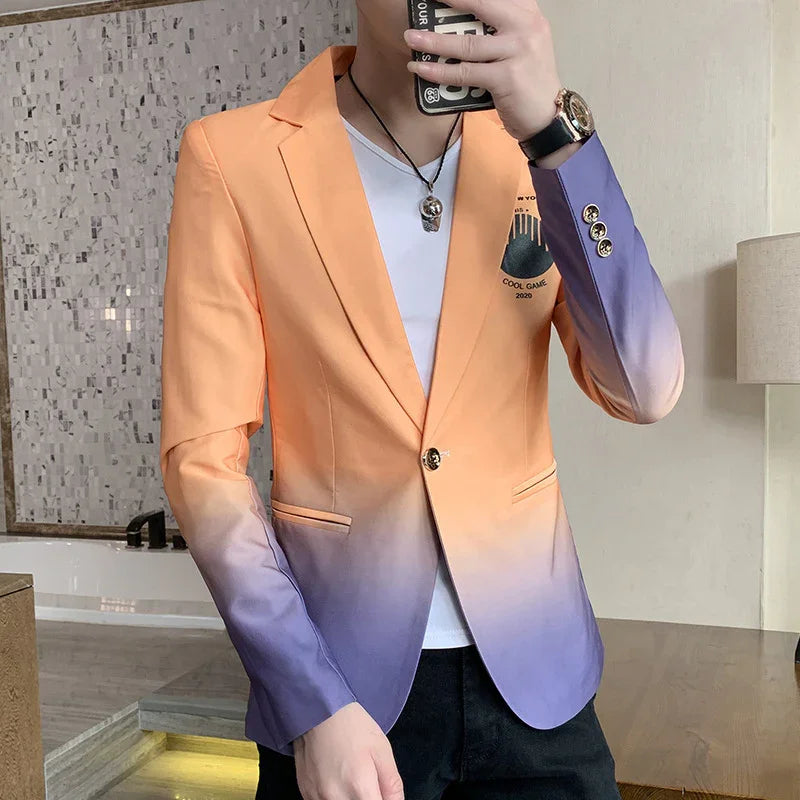 GRADIENT SUIT - NEW BLAZER STYLE FOR MEN - OLD MOEY