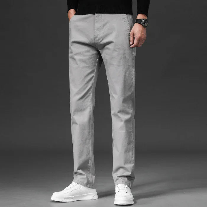 MEN'S SLIM TROUSERS FALL HEAVY COTTON STYLE - OLD MOEY