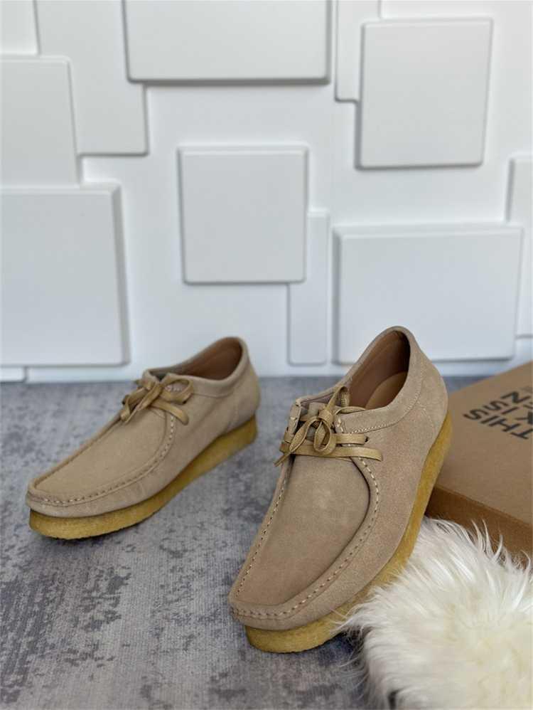 LEATHER SHOES WITH THICK SOLE CASUAL - OLD MOEY