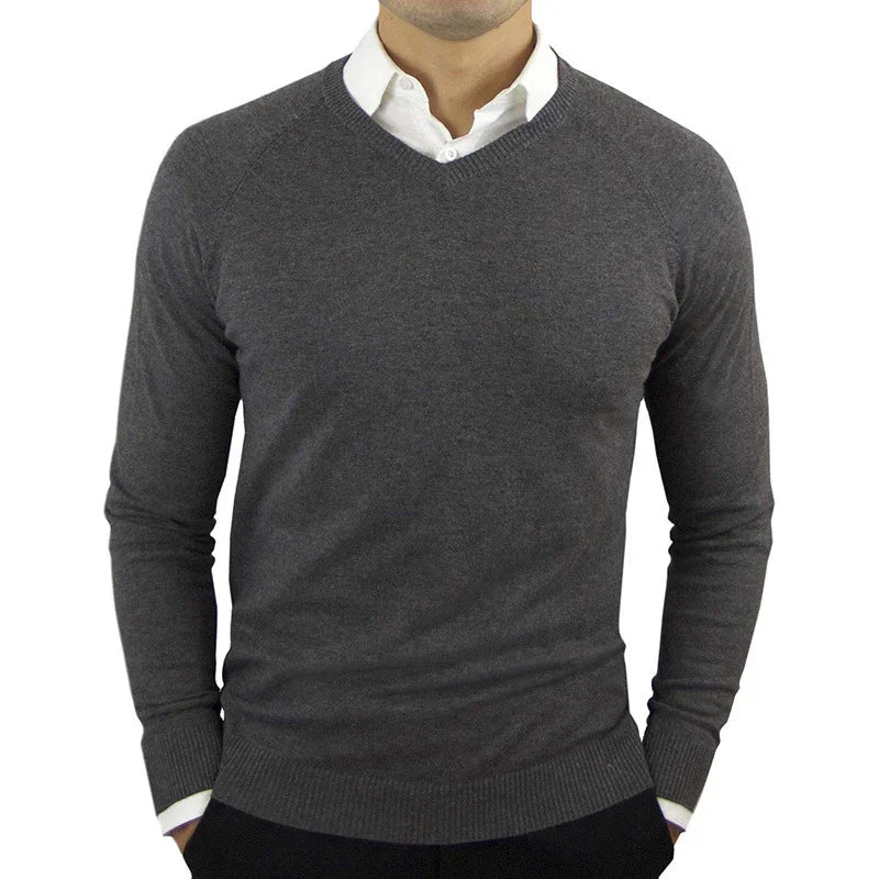 MEN'S SWEATER LONG SLEEVE HIGH NECK - OLD MOEY