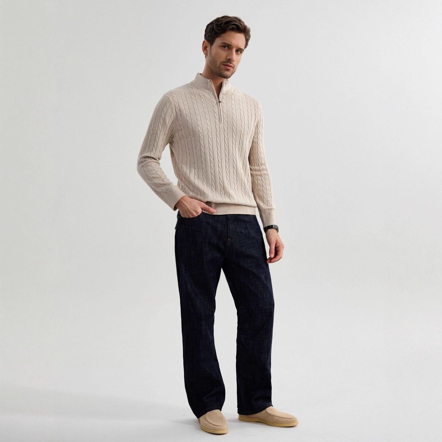 MEN'S AMERICAN STYLE AND OLD MONEY SWEATER