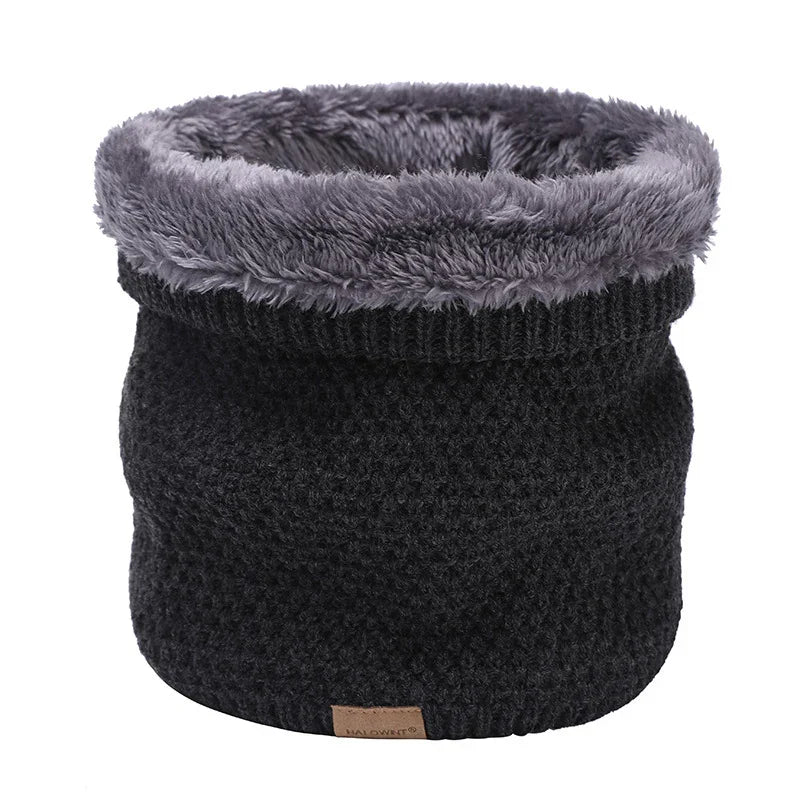 WINTER SCARF - PADDED KNIT - WARM STYLE - OLD MOEY