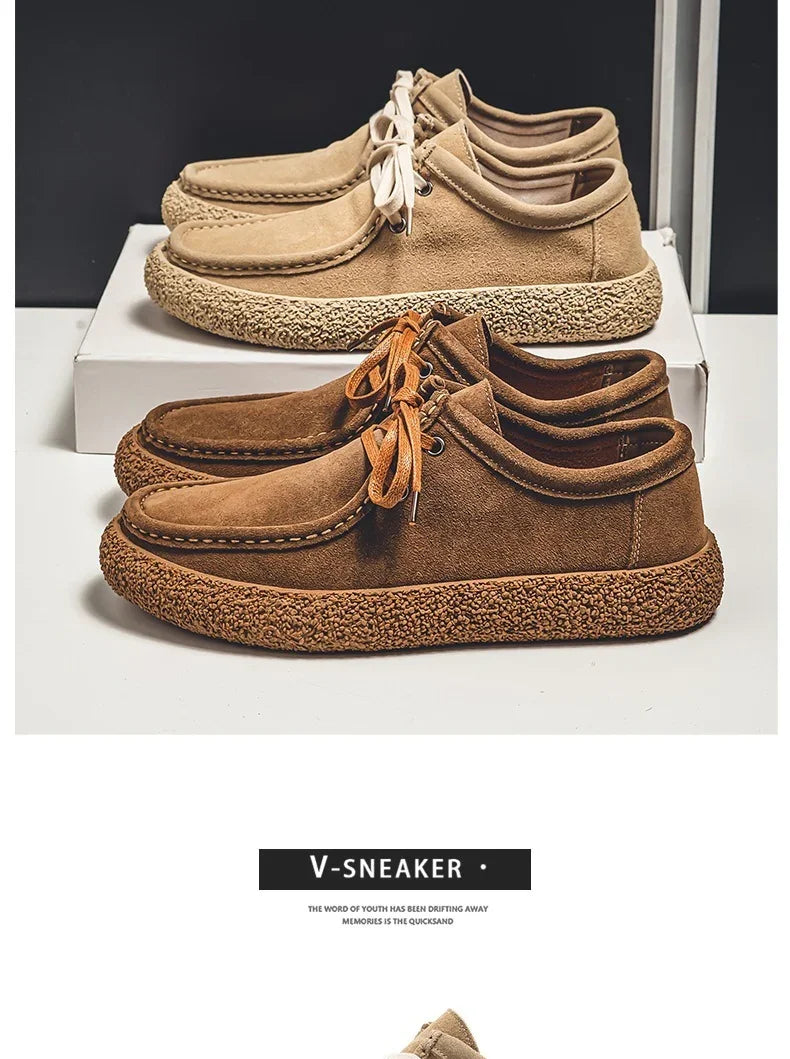 MEN'S CASUAL LOAFERS RETRO SUEDE STYLE - OLD MOEY