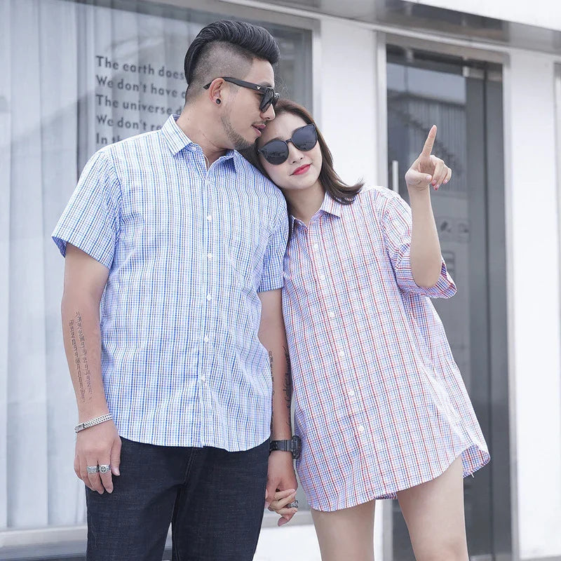 MEN'S SHORT SLEEVE SHIRT DYED FABRIC - OLD MOEY