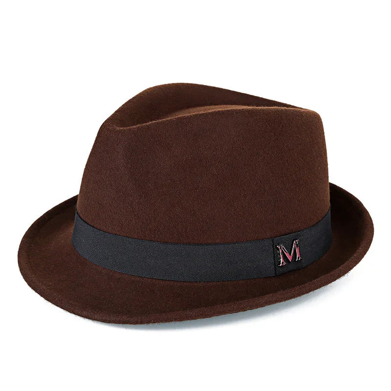 MEN'S RETRO HAT - BILLYCOCK STYLE - WOOL FELT - OLD MOEY