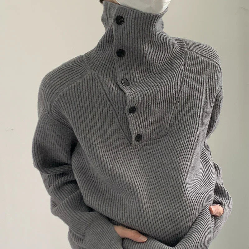 SWEATER ROUND NECK RELAXED STYLE - OLD MOEY
