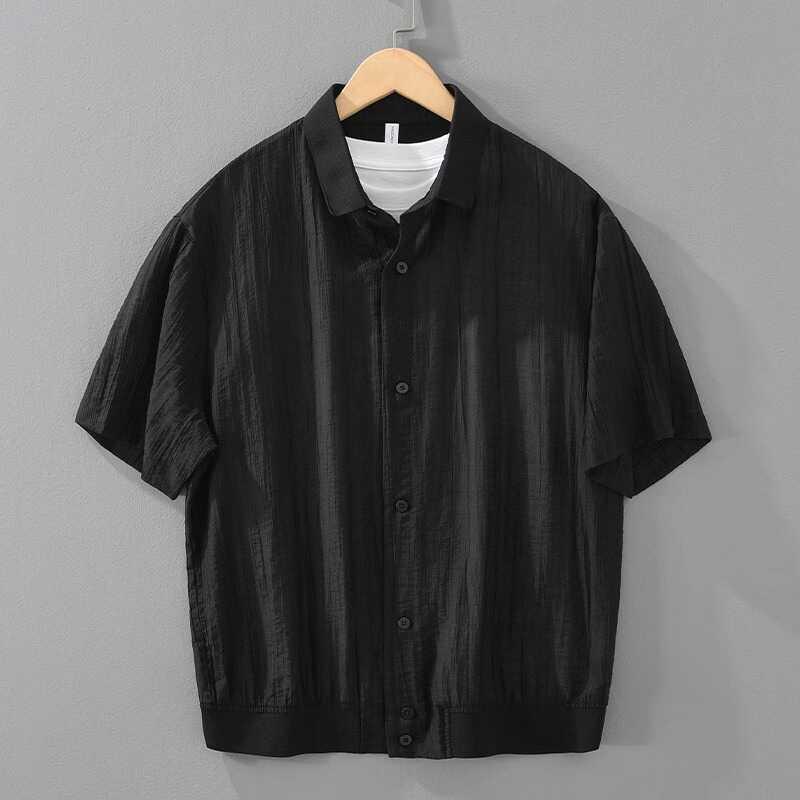 MEN'S MODERN SHORT SLEEVE CASUAL SHIRT - OLD MOEY