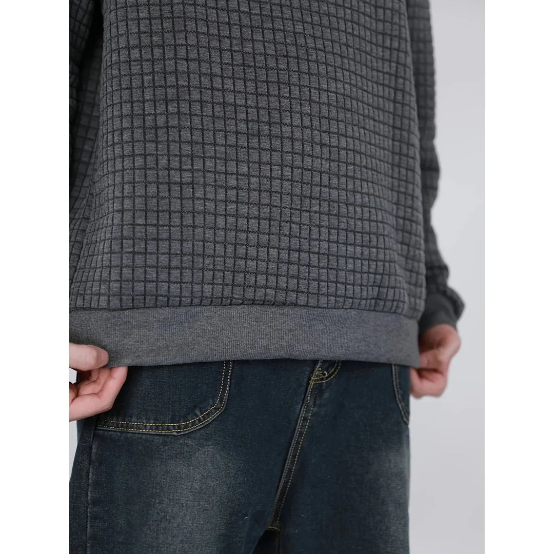 HOODIE OVERSIZED JACQUARD STYLE - OLD MOEY