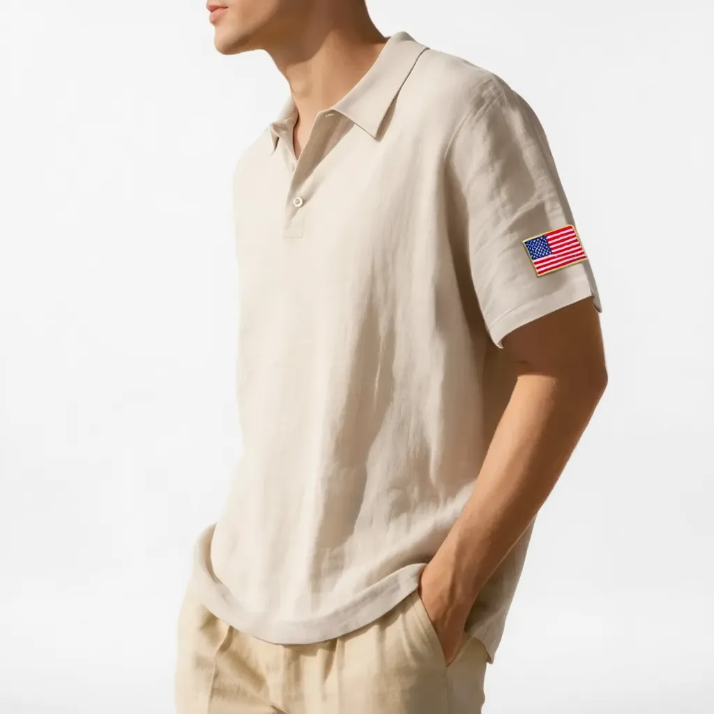 MOEY AMERICAN LINEN SHORT SHIRT MAN