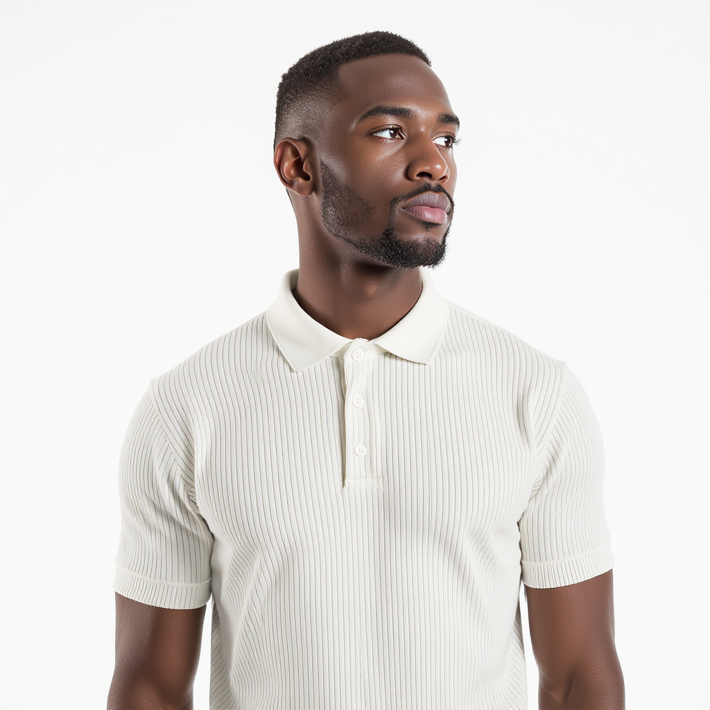 POLO SHIRT SUMMER STRIPES - SHORT STYLE