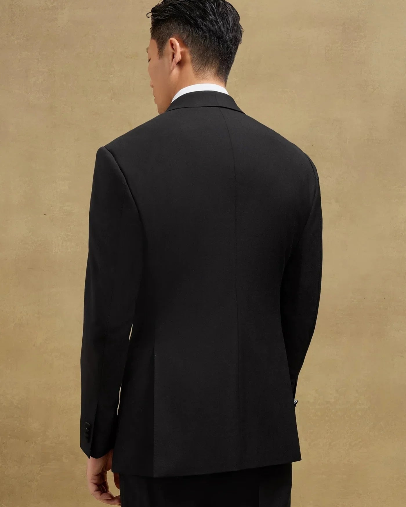 MEN'S RETRO SUIT TWO PIECES SOLID COLOR - OLD MOEY