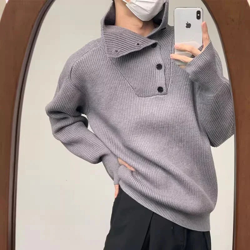 SWEATER ROUND NECK RELAXED STYLE - OLD MOEY