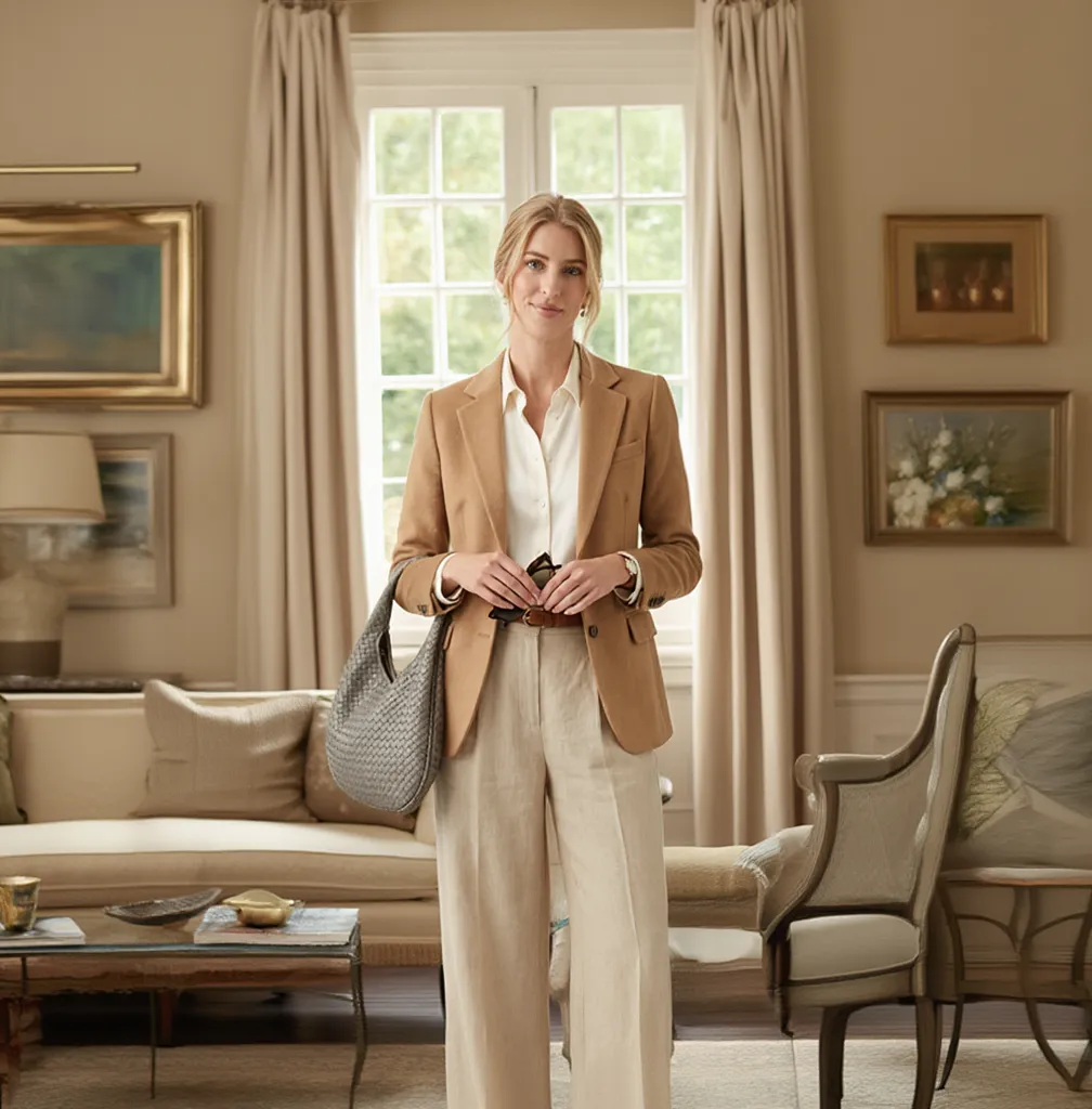 MENFIELD WOMAN OLD MONEY LOOK