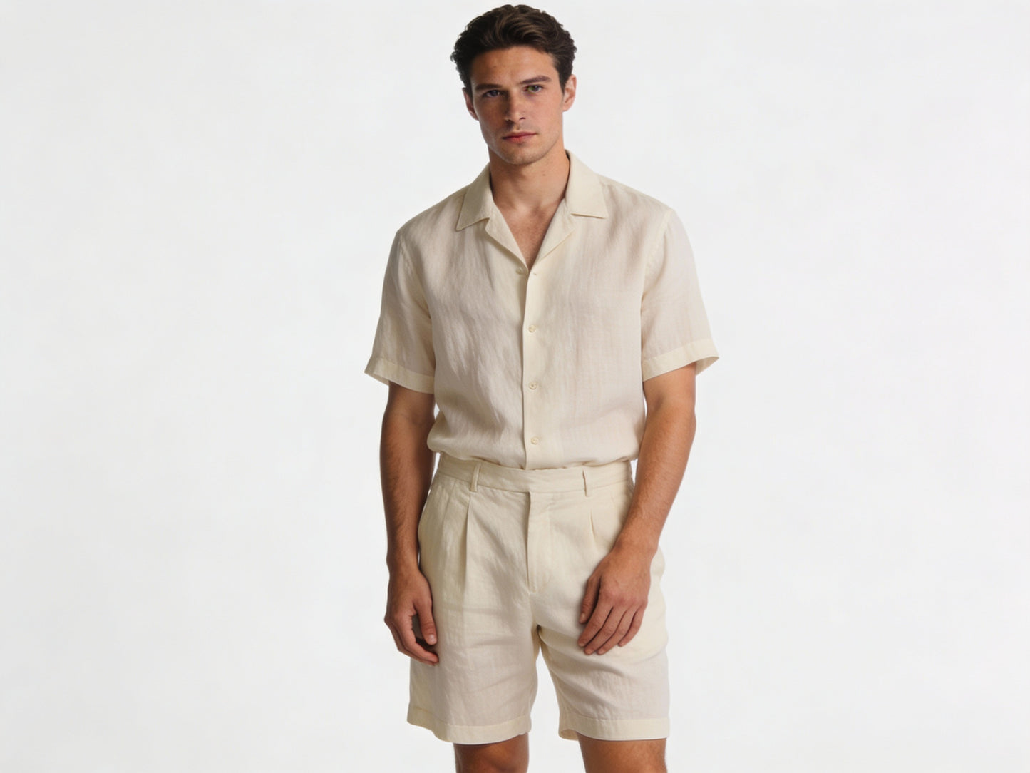 BEACHWEAR SET LOOSE SHORT SLEEVE