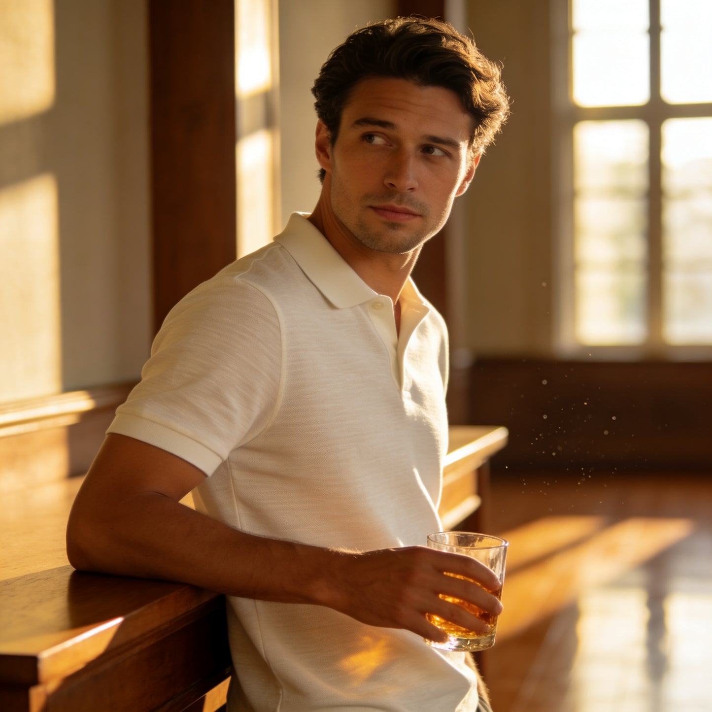 POLO SHIRT SUMMER STRIPES - SHORT STYLE