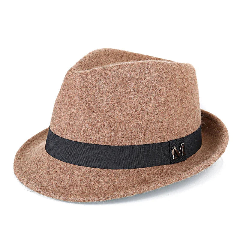 MEN'S RETRO HAT - BILLYCOCK STYLE - WOOL FELT - OLD MOEY