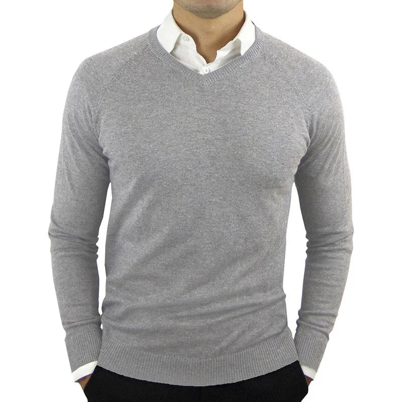 MEN'S SWEATER LONG SLEEVE HIGH NECK - OLD MOEY