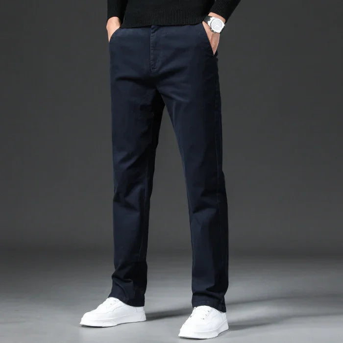 MEN'S SLIM TROUSERS FALL HEAVY COTTON STYLE - OLD MOEY