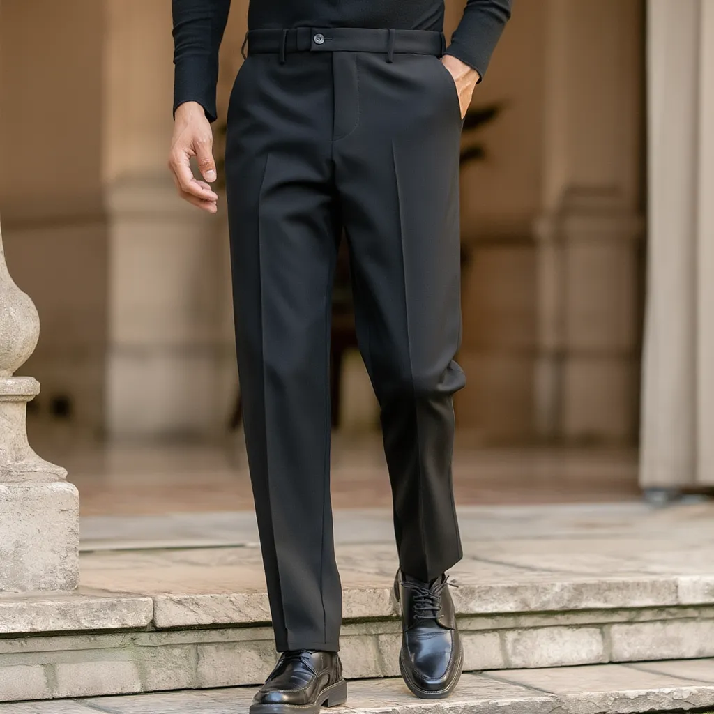 WENTWORTH STRAIGHT DRAPE TROUSERS